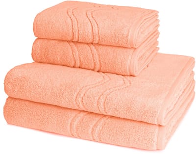 Ross Dames en Heren 2 X handdoek 2 X douchedoek - per set Cashmere feeling
