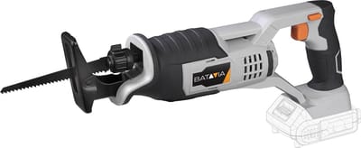 Batavia Accu 18V reciprozaag - Excl. Accu en Oplader - 3000 RPM - Max. zaagcapaciteit hout 100mm, metaal 6mm - Slaglengte 27mm - Softgrip - Maxxpack