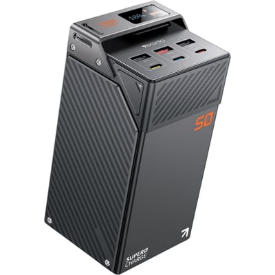 Yesido Supercharge 50.000mAh Power Station Zwart 50.000 mAh