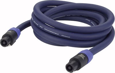 DAP Audio Speakerkabel, Speakon - Speakon, 4x4mm2, 3 meter