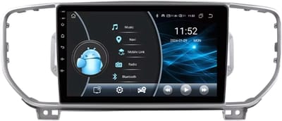 Autoradio met bluetooth - Carplay - Voor Kia Sportage 4 QL (2016-2018) - Geschikt voor Apple en Android - Stereo - Navigatie - Navigatiesysteem auto - 2GB 32GB