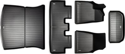 Tesla Model Y Premium Rubber Vloermatten All Weather Complete Set - Interieur Accessoires