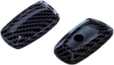 Bescherm uw Autosleutel met Stijl! Carbon Koolstofvezel Sleutelhoes geschikt voor BMW 1, 2, 3, 4, 5, 6, 7 Series en X1, X3, X4, X5, X6, X7 Modellen - Geschikt voor F20, F30, G20, G30, G01, F15, F16, G02, G05, F34 en Meer
