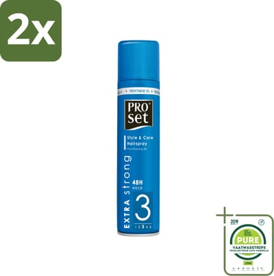Proset Haarspray Extra Sterk 300 ml - Voordeelverpakking - 2 stuks - Haarspray 48 uur - Haarspray extra sterk