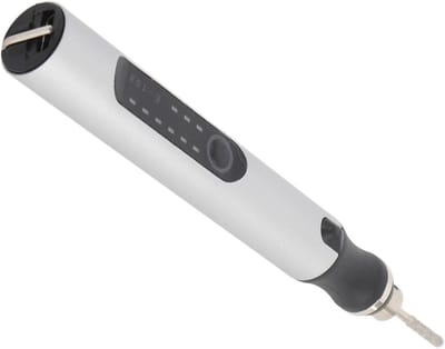 Elektrische graveerpen - Handheld graveur - Sieraden graveren - Draadloos en oplaadbaar - 20 Slijpnaalden - Zwart