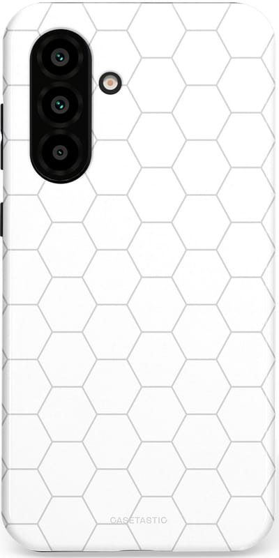 Casetastic Hoesje Geschikt voor Samsung A56 / A36 - Stijlvolle Beschermende Duo-layer Case - Zilverraat