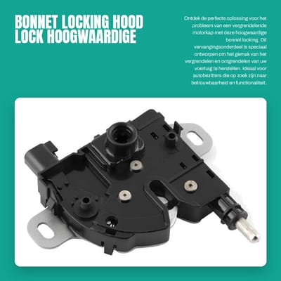 Dailygoods- Vergrendeling Motorkap Vervanging OE 3M5116700BC - Geschikt voor C-Max/Focus MK II - Metaal - Eenvoudig te installeren - Perfecte pasvorm - Herstelt gemak van vergrendelen - Motorkapslot