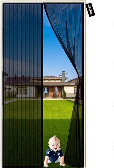 Magnetisch Hor voor Deuren 80 x 250 cm Valkoop Deur Insectenhor Zonder Boren