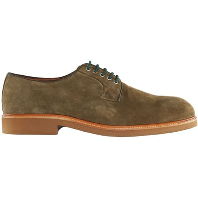 Hackett Chino Eyelet Blucher Heren Bruin Schoenen