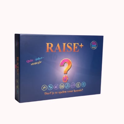 Luma Games Raise+ – Quiz Kaartspel met Bluffen – Pokerstijl – Snel & Spannend Gezelschapsspel
