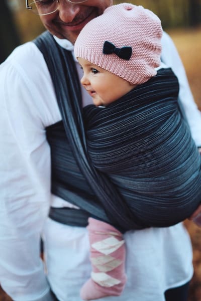 Little Frog Hematyt Draagdoek 4,6m - Zoek een veilige babydraak
