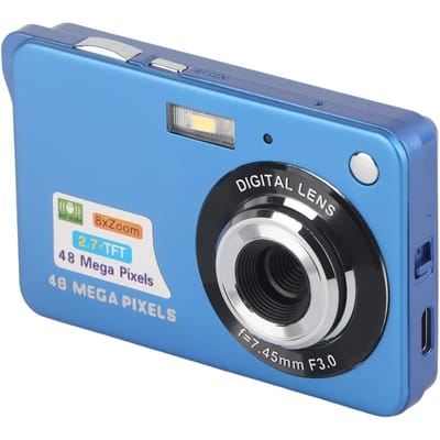 4K Digitale Camera 48MP 2.7in LCD-Scherm 8x Zoom Anti-Shake Vlogging Camera voor Fotografie