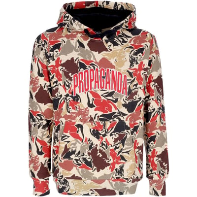 Herenhoodie Collegehoodie Pas op