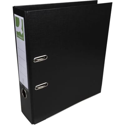 Q-CONNECT ordner, voor ft A4, volledig uit PP, rug van 8 cm, zwart