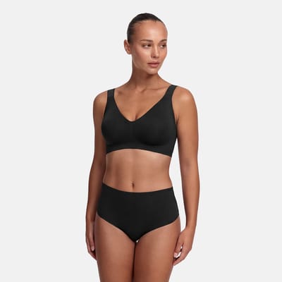 cfab - Stringtanga met hoge taille | Pak van 3 - Zwart - XS