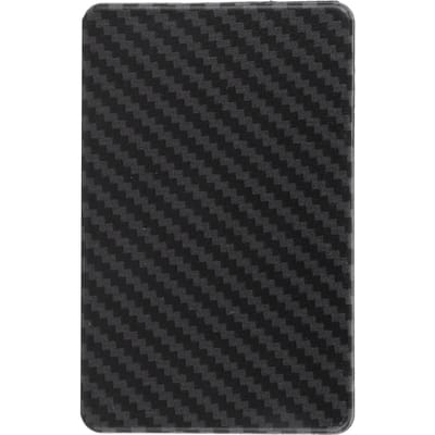 Porte-cartes en imitation fibre de carbone Portefeuille multifonctionnel portable pour homme pour le voyage OutdoorXBD333 black