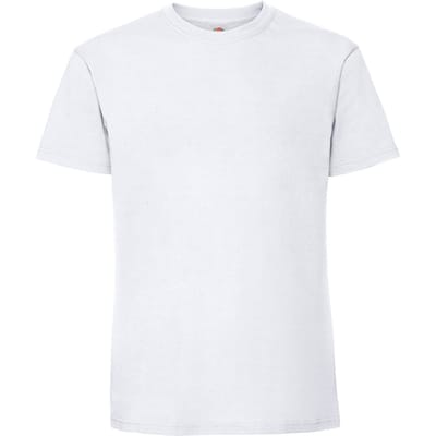 Fruit of the Loom Unisex volwassen Iconic 190 T-Shirt (Wit)