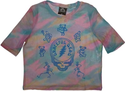 Grateful Dead - Dead Egyptian Slash Crop top - XXS - Blauw