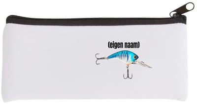 Akyol - visser haak met aas met eigen naam Etui - Vissen - liefhebber van vissen - iemand die houdt van vissen - verjaardag - cadeau - kado - geschenk - 20 bij 9 cm