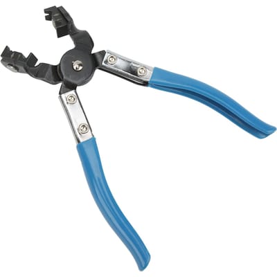 Slangklem Tangen Hoektype Draaibare Bekken Veerbelaste Handgrepen Universeel voor Clic R Type Slangen gray