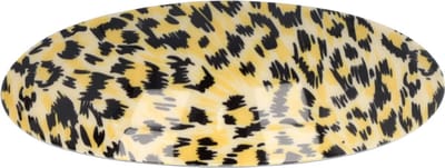 Haarsoires Haarspeld Patentspeld 19cm - Ovaal – Panterprint – Geel Zwart - Haarspelden voor Dames - Haarklem - Haarclip - Haaraccessoires - Hair Clip - Decoratieve Haaraccessoire