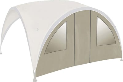 Bo-Camp - Zijwand voor party shelter - Medium - Met deur en ramen