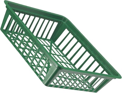 Plantenmand Bloembollen - Kweekmand Groente - Bescherming Bollen - Ongediertebestendig Kunststof - 28 x 26 cm - Groen