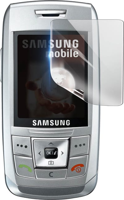 3mk, Geschikt voor Samsung E250, Schokbestendige Hydrogel Screenprotector, Transparant