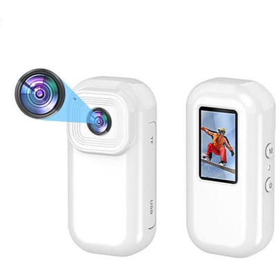 Mini WiFi Action Camera 1080P 30fps Digitale Videocamera met 0,96 inch LCD-scherm ingebouwd wit