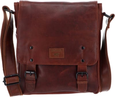 MUSTANG Leren Schoudertas Natal Paola Shoulder Bag Cognac Bruine