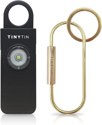 Persoonlijk Alarm - Noodalarm Sleutelhanger - Veiligheid Onderweg - 130 dB Sirene - 8.9 cm - Zwart