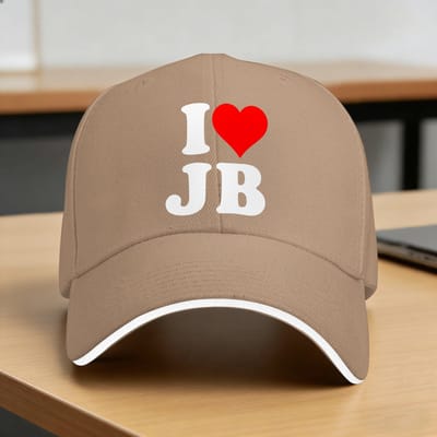 Ik Hou Van Jb Hart Honkbalpet Buiten Sport Dropshipping Hip Hop Hoeden Koppel Vrouwen Straatstijl Custom Doe-het-zelf Honkbalpetten One Size gray