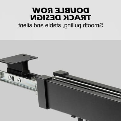 Pannenrek Uitschuifbaar - Keuken Organizer - Kasten Opruimen - Met Haken - 55 cm - Zwart