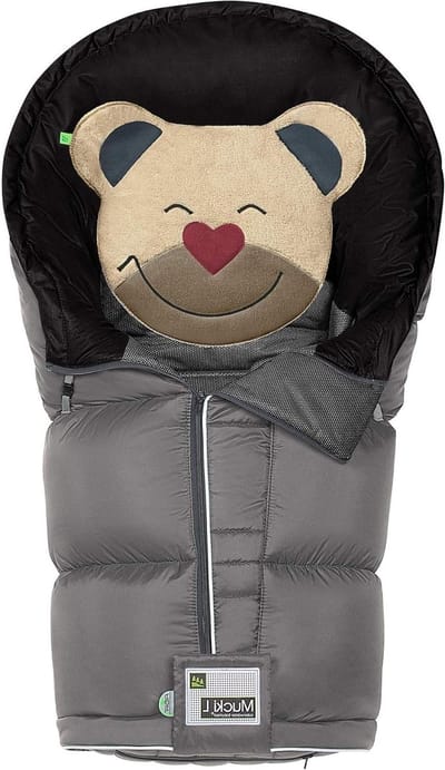 Baby voetenzak - Winter zak - Kinderwagen warmte - Winddicht waterafstotend - 98 cm - Stone