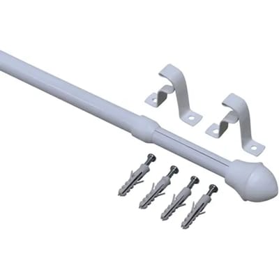 Sencys - Gordijnroede - Wit - 75-125cm
