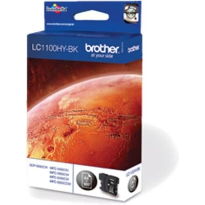 Brother Inktcartridge LC-1100HYBK Zwart Hoge capaciteit