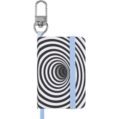 Moleskine x Alice in Wonderland Boekbedel Sleutelhanger LEAL02CHARMQP062 Notitieboek, Blanco, Meerkleurig gray