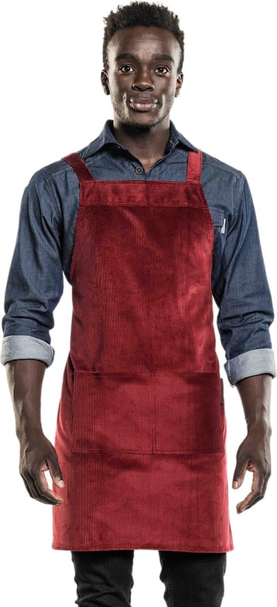 Chaud Devant Schort Cross Velvet Rood - One size
