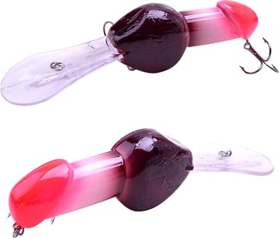 Penis Kunstaas Plug - Vissen - 8,5 cm - 27 gram - Diep Duikend Aas