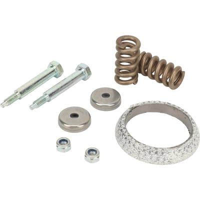 Kit de réparation de fixation de tuyau d'échappement 179774 Système de connexion d'échappement Ensemble de réparation de tuyau Remplacement pour Citroen C2 C3 gray
