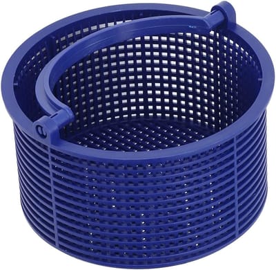 Vervangende Skimmer Basket voor Zwembad, Filtermand met Handvat voor Bladeren en Vuil, Diameter 14 cm, Ideaal voor Effectieve Zwembadreiniging en Onderhoud