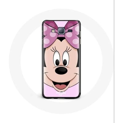 Hoesje voor Samsung Galaxy j3 2016 Minnie Mouse Cartoon roze roze