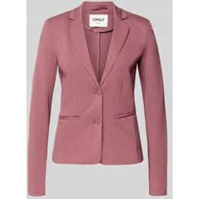 Getailleerd korte blazer van viscosemix Model 'POPTRASH'