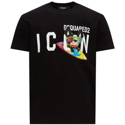 T-shirt homme DSQUARED2 icon - Taille: XXL white