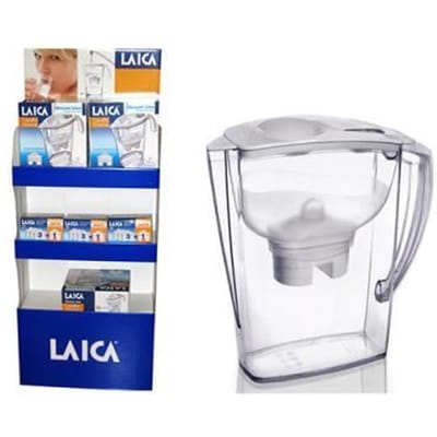 Laica Stream Line (J31AF) - waterfilterkan - wit - inhoud 2,3 liter - inclusief 1 x Bi-Flux waterfilter - BPA vrij