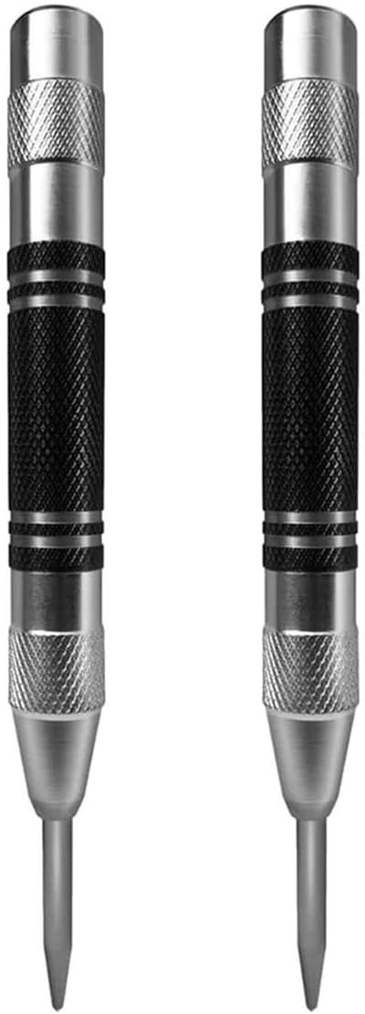 Automatische Centreerpen - Centerpons Veer - Boren Markeren - Veerondersteund - 128 mm - Zilver