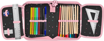 Animal Pictures Gevuld Etui Dogs - 19.5 x 13.5 cm - 22 st. - Polyester