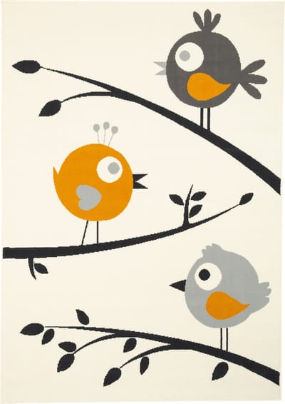 Pergamon Vloerkleed Kindertapijt Trendline Vogels