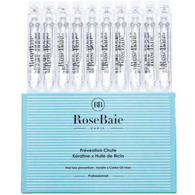 RoseBaie Prévention Anti Chute Kératine & Huile de Ricin 10 Unidoses