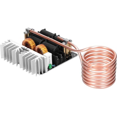 Module de panneau de chauffage par induction ZVS 1000 W, bobine de chauffage basse tension, pilote Flyback, chauffage avec tube en cuivre pour bricolage, petites pièces, durcissement, recuit multicolore